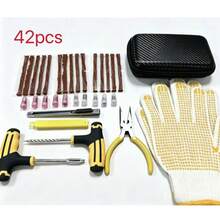 All-In-One Tire Repair Kit: Emergency Leak Repair Tool For Cars, Motorcycles, Bicycles, Trucks, Includes Rubber Strips - Suitable For Roadside And Garage Use - Tire Repair Kit - View 11