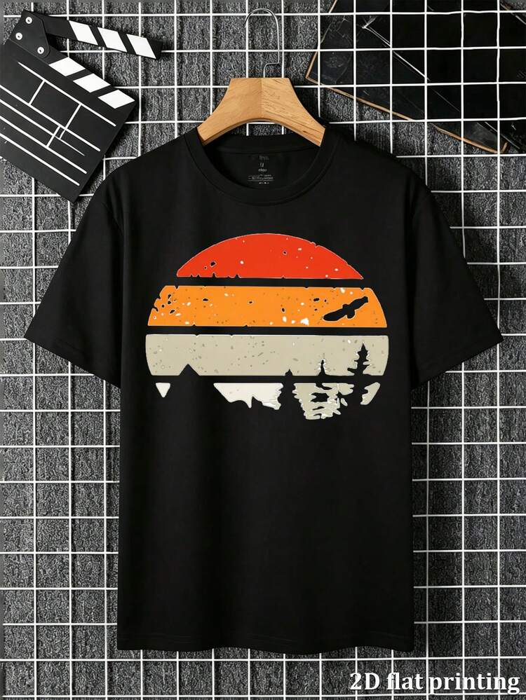 T-shirts för män - Svart - Visa 3