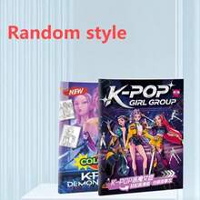 1pc K-Pop Adult Stress Relief Coloring Book, Cute Anime Character Line Art Tracing Book, Office Break And Daily Leisure Relaxation Art Book - Multicolor - View 9