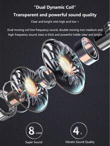 Earphones. Wireless Bluetooth Earphones, Design Style Similar To . Equipped With Fast Charging Case, Providing Clear Call Quality, Powerful Bass And Crisp Treble. Features Long Battery Life, Ergonomic Design And Lightweight Construction For Easy Portability. Built-In Microphone. Compatible With Bluetooth-Enabled Devices, Such As IOS Phones, Android Phones And Computers. - White - View 7