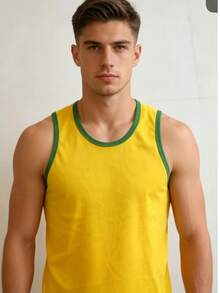 Men's Premium American Ribbed Tank Top Brazil - Brazil - View 2
