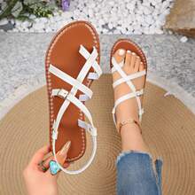 Minimalist Retro Sandals, Casual Daily Wear Shoes, Versatile For All Foot Shapes - White - View 11