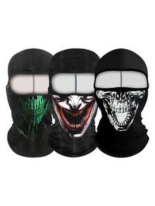 1pc/Multi-Pack Elastic Breathable Skull Face Mask, Suitable For Climbing, Motorcycling, Outdoor Activities, Daily Wear, Party & Costume,Beach,Holiday - G - View 11