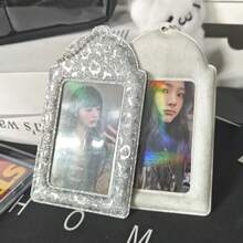 1pc Idol Card Holder Badge Sleeve, Anime Character Card Display Sleeve, Student ID Card, Bus Card Storage Backpack Anti-Loss Hanging Charm - Card Sleeve - View 5