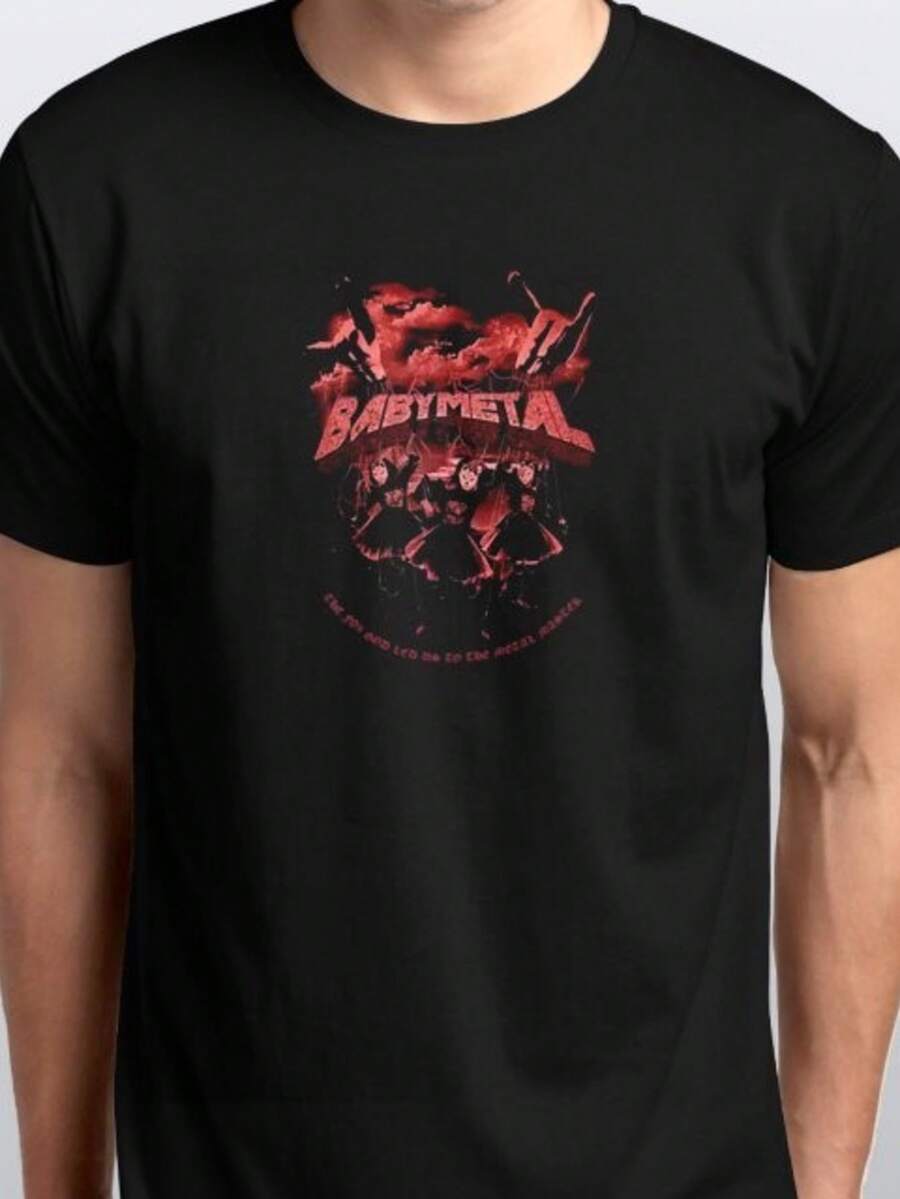BABYMETAL METAL DAWN Unisex T-SHIRT Black - Black - View 1