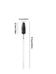 150/100/50/10pcs Disposable Nylon Bristle Makeup Brushes, Spiral Eyebrow Comb, Solid Crystal Handle Eyelash Brushes, Crystal Colorful Disposable Mascara Wands, Dual-Use Eyebrow And Eyelash Brushes, Portable Colorful Beauty Tools For Eyelash Extensions - Multicolor - View 11
