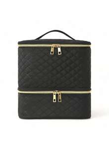 2026 Large Capacity Multifunctional Portable PU Leather Cosmetic Bag, Makeup Bag, Toiletry Bag, Makeup Organizer, Makeup Case, Manicure Supplies - 4 - 查看 5