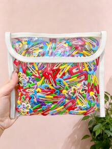 10/20/30pcs/Set Colorful Printed Water Drop Hair Clips, Sweet Hair Accessories--Suitable For Girls And Women, Daily Essential - Multicolor - View 16