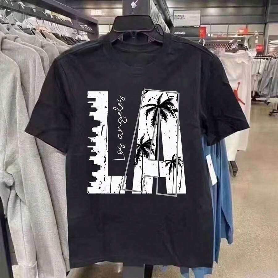 Men T-Shirts - Black - View 1
