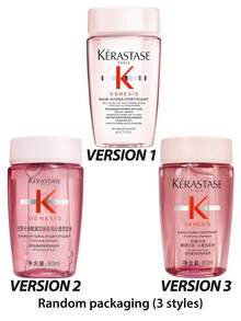 Kérastase 卡诗 [迷你] 创生强韧洗发露，80毫升，温和强韧洗发露，适用于中性至油性、脆弱易断发质，减少梳理造成的断裂，强韧脆弱受损发质，滋养秀发，不含硅，适合细软或油性发质 [随机包装（2种款式）] - 粉色 - 查看 3