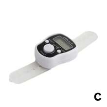 5-Color Finger Counter, Electronic Reading Marker, LED Digital Counting Tool - Khaki - View 1