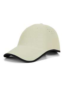 1pc Women's Spring/Summer Outdoor Sun Hat, Wide Brim Shoulder Cover Bucket Hat, Korean Style Fashionable With Ponytail Hole - 6237 - View 14