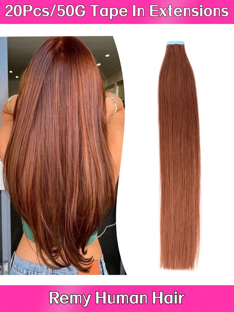 150grams Tape In Hair Extensions Human Hair,#60 Platinum Blonde 16-26inch,20Pcs/50Grams,100% Brazilian Remy Tape Ins Real Human Hair Extension,Christmas Birthday Gift For Women, Perfect For Daily Party & Wedding Use, 4-5 Packs To Add Length & Volume - S33 - 查看 1