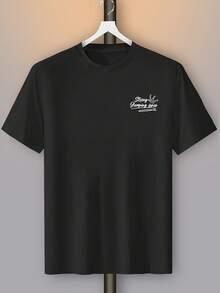 La ropa deportiva casual para hombre como una bala feliz, alojada en la cámara izquierda del corazón. Te has fundido con mi corazón, convirtiéndote en el patrónás hermoso de las paredes - Negro - Ver 3