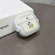 花生史努比 Stay Cool 時尚眼鏡 AirPods Pro 保護殼 可愛夏季透明防震殼 附旋轉支架 適用於 AirPods 1/2/3/4 及 Pro/Pro 2 代 新版 AirPods Pro 3 聖誕襪禮物 送女友 - transparent - 查看 6