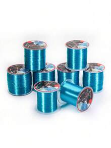 SOUGAYILANG Dây câu nylon mono, dây dẫn câu bằng chất liệu nylon cho nước mặn và nước ngọt - Màu xanh lam - Xem 8