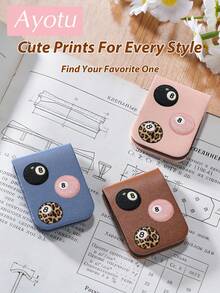 Ayotu Lucky Pool Shot Bookmark, Personalized Magnetic Bookmark,Dinosaur PU Leather,Stylish Design, Ideal For Reading, Journaling And DIY Crafts, Unique Stationery Decor For Book Lovers, Perfect For Middle School, High School, College And Art Students. - Multicolor - View 6