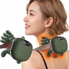 Massage Hand - Shoulder And Neck Massager, Bionic Heated Massager, Neck Massager With Fingers, 4D Kneading Massage, Simulates A Real Palm Massage For Comfort, Relax Muscle Tension - Green - View 9