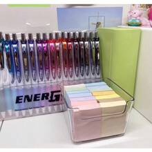 1pc Transparent Drawer Organizer Box For Desktop Organization - Small Compartment Storage Box - Stackable, Mix And Match - For Sorting And Categorizing Back To School Stationery Storage Box School Supplies - Square - View 1