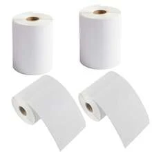 1 捲 (100 張, 4 英吋*6 英吋, 102mm*152mm) 熱感標籤, 永久黏性標籤適用於熱感印表機, 適合運輸、郵寄及其他用途, 返校季 - 白色 - 查看 6