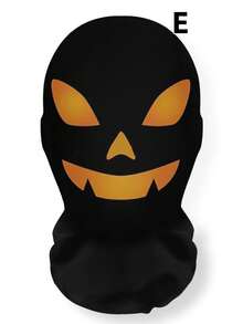 4pcs Halloween Skull Series Funny Head Cover, Full Face Sun Protection Mask - Multicolor - View 6