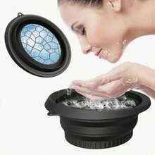 1pc Home Use Ice Basin Facial Ice Compress Care Silicone Outdoor Foldable Basin Beauty Device Ice Bath Tub - Multicolor - View 6