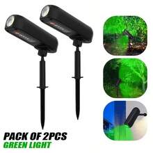 1/2pcs Solar LED Outdoor Wall Light Green Garden Light Solar Spotlight Solar Floodlight Suitable For Trees, Paths, Yards - Multicolor - View 15