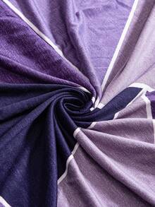 2/4/6pcs Printed Stretch Chair Covers, Living Room Dining Table Chair Protector, Home Decor Seat Covers - Purple - View 8