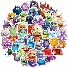 2pcs 100pcs Cute Monster Graffiti Stickers, Original Cartoon Monster Decorative Stickers, Waterproof Vinyl Graffiti Decals For Car, Phone, Computer, Kids, Teens, Laptop, Water Bottle, Scrapbooking, Luggage - View 16