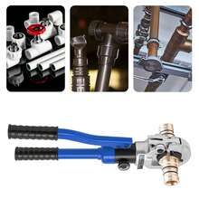YUNRUX Ø12-Ø28mm Hydraulic Crimping Tool For Composite Pipe And Fittings V Profile Crimp - 藍色 - 查看 11