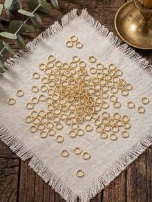 200 Pcs 304 Stainless Steel 18K Gold Plated Multi-Size Open Jump Rings Connector Rings, Handmade DIY Accessories For Necklace And Bracelet Making - Open Ring - View 3