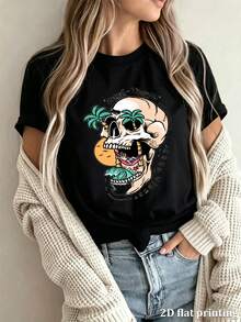 Women T-Shirts - Black - View 6
