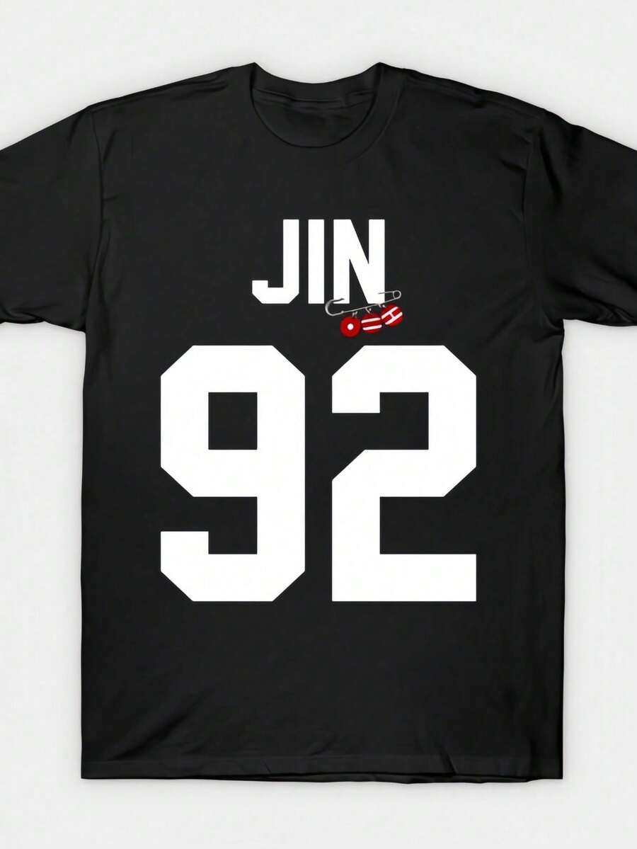 Men T-Shirts - 黑色 - 查看 1