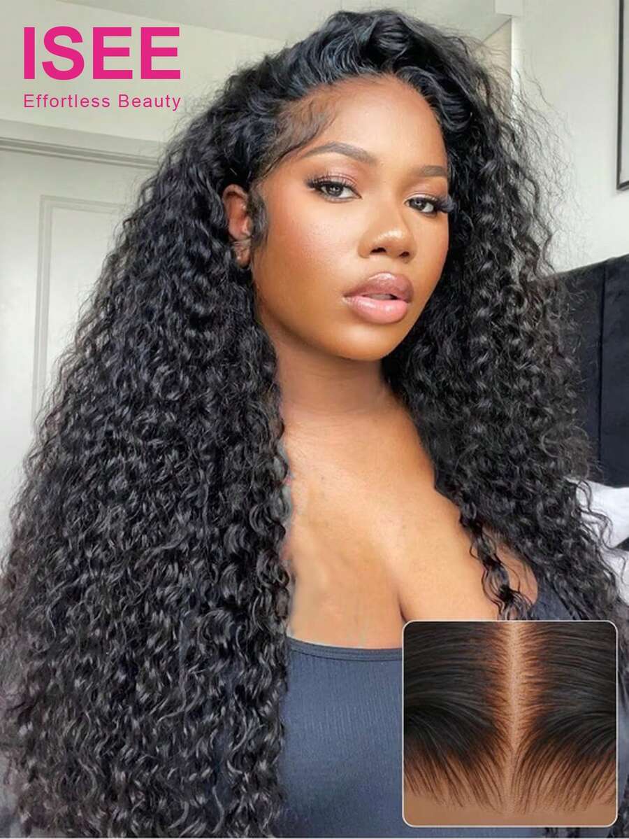 ISEE HAIR Wear Go 無膠水波紋 HD 7*5 蕾絲假髮 180% 密度 30 英吋標準長度 自然色 預剪蕾絲 預拔髮際線 真人髮 女用日常款 - SNatural - 查看 1