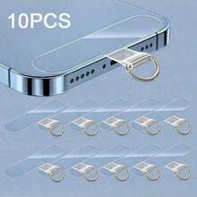 10pcs Universal Phone Lanyard, 2.4 Inch, Nylon Detachable Hanging Strap With Card Pad, Smartphone Wristband Tether Pad Compatible With Android And Most Smartphone,Gifts For Mother, Family, Friends, Birthday, Holiday Phone Chain - Multicolor - View 1