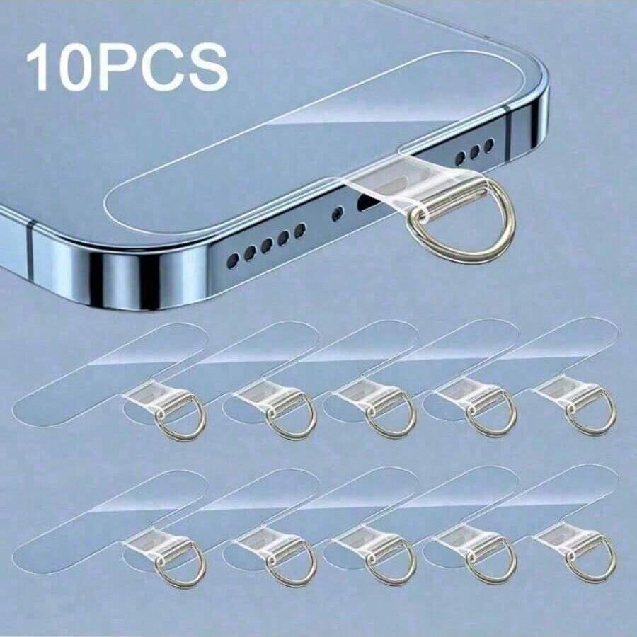 10pcs Universal Phone Lanyard, 2.4 Inch, Nylon Detachable Hanging Strap With Card Pad, Smartphone Wristband Tether Pad Compatible With Android And Most Smartphone,Gifts For Mother, Family, Friends, Birthday, Holiday Phone Chain - Multicolor - View 1