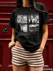 Kvinnor T-shirts - Svart - Visa 5