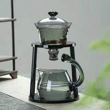 1件/[One Deer For You]懶人自動茶具組，高硼矽玻璃磁吸出水口茶濾，居家功夫茶全自動過濾茶水分離創意鹿形公道杯與蓋碗套組，茶壺 - 彩色 - 查看 20