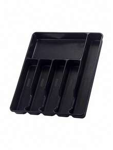 1pc Large Size Plastic Cutlery Organizer Box, PP Material, For Kitchen Countertop, Cabinet Drawer Storage, Divider Utensil Holder - Silverware Storage Box - View 17