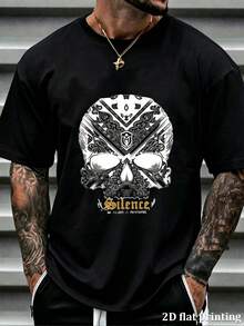 Men T-Shirts - 黑色 - 查看 6