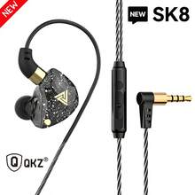 原装 QKZ AK6 Pro EDX Pro 单动圈单元 HiFi 低音入耳式耳机，带麦克风，3.5mm 立体声降噪运动耳机，ZST X 双动圈单元 - 紫色 - 查看 21