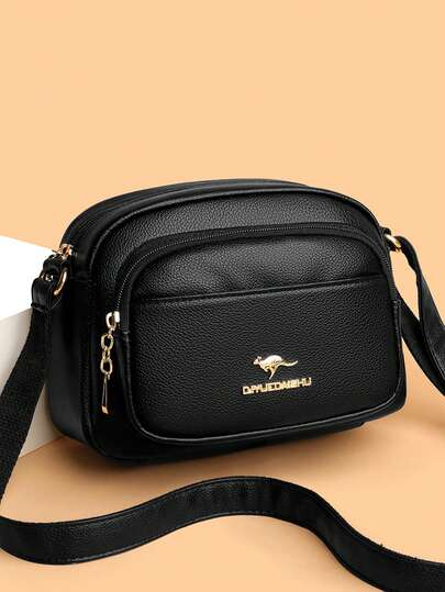 KAIDIFEINIROO Bolso de lujo auténtico de 3 capas para mujer, estilo de diseñador, bolso bandolera de cuero PU de alta calidad, bolso de hombro y bolso de mano para mujer 2026
