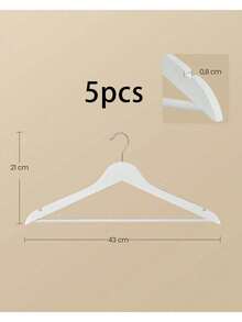 1/2/3/5/20pcs Wooden Hangers, Ultra-Thin With Non-Slip Notches On Shoulders, Suitable For Cloakrooms, Bedroom Wardrobes, Lockers, Clothing Storage And Closet Organization, Space-Saving And Essential For Back-To-School. - Multicolor - View 13