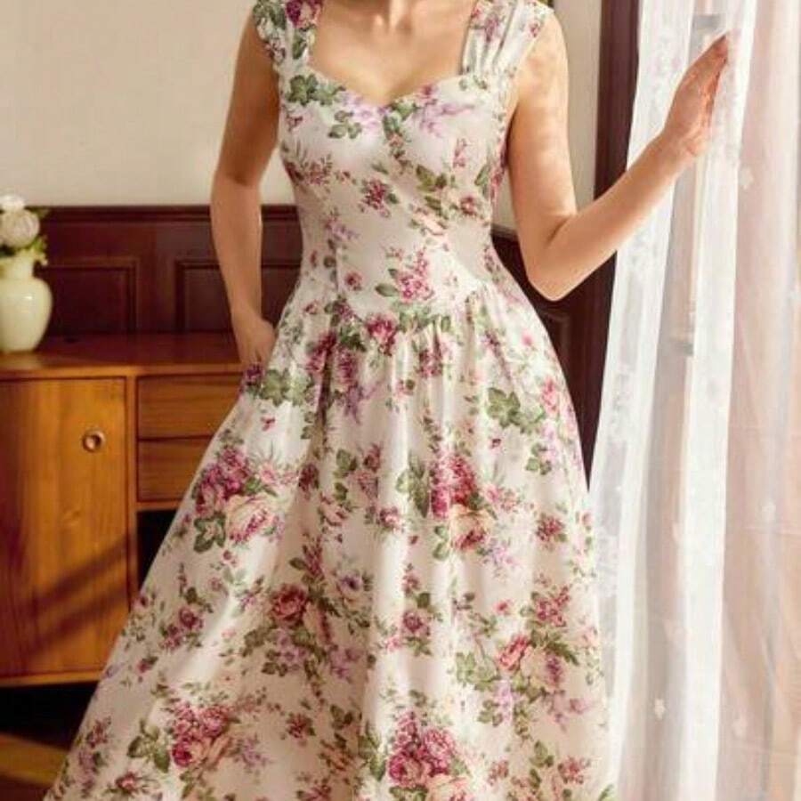 Women Midi Dresses - روزا - مشاهدة 1