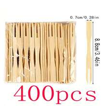 400/200/100/50/25 chiếc Xiên trái cây bằng tre tự nhiên, Nĩa ăn bánh ngọt nhỏ trong suốt dùng tại nhà, Nĩa khai vị & Nĩa ăn tráng miệng, Thích hợp cho các bữa tiệc, tụ họp, dã ngoại, đám cưới, doanh nghiệp. Số lượng có thể tùy chỉnh., Đồ dùng học tập - Màu be - Xem 10