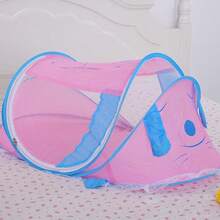 1pc Foldable Mongolian-Style Baby Mosquito Net Bed, Suitable For Infants Aged 0-2 Years. No Installation Required; Easy To Carry And Convenient. - Multicolor - View 1