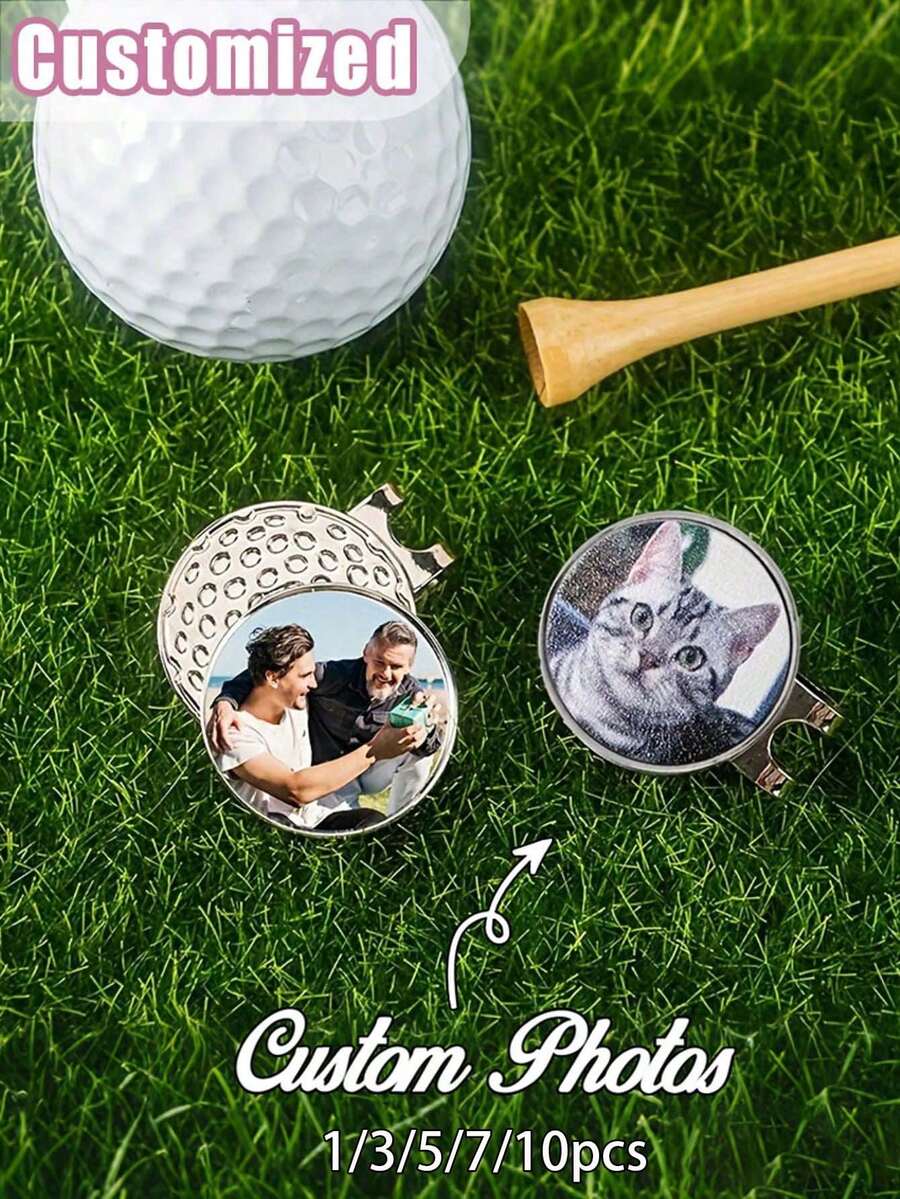 Đánh dấu bóng golf cá nhân hóa, quà tặng golf cho nữ, quà tặng cho người chơi golf, đánh dấu bóng tùy chỉnh, quà tặng golf độc đáo, quà tặng cho người chơi golf, quà tặng cho đội golf - Nhiều màu - Xem 1