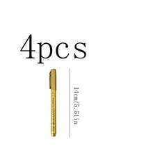 6pcs/4pcs/2pcs/1pc Set Of Elegant Golden And Silver Calligraphy Pens, Waterproof Glitter Ink For Writing Wedding, Birthday, Mother's Day Cards, Thank You Notes, Invitations, Envelopes And DIY Crafts, Invitation Pens, Marker Pens - Multicolor - View 9
