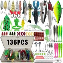 366/149/136/88/86pcs Trout/Perch/Bass Multi-Bait Fishing Tackle Set, Multi-Layer Fishing Gear Professional Equipment Tackle Box, Suitable For All Water Layers, Can Be Used In Freshwater And Saltwater. - Multicolor - View 7
