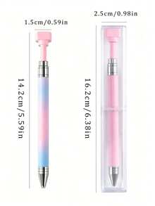 1 Set Luxury Diamond Painting Pen Kit, Includes Self-Adhesive Beads And Synthetic Gemstone Pickup Tool, For Nail Art Painting, 1pc Diamond Art Accessory, Includes 5pcs Replaceable Wax Sticks - Sets - View 9